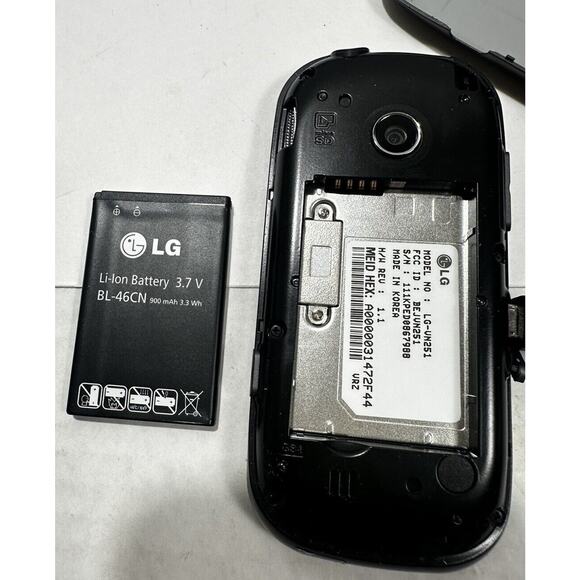 LG Cosmos 2 II VN251 - Black ( Verizon ) Cellular Slider Keyboard Phone - Picture 5 of 5